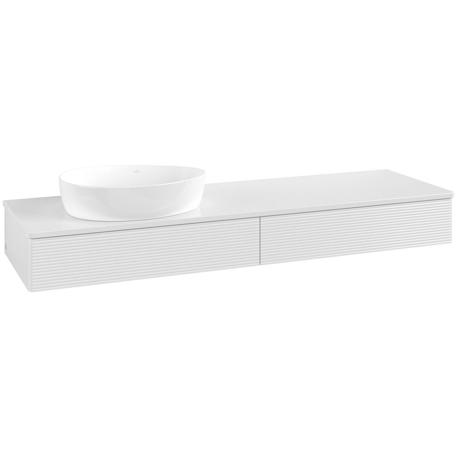 Wastafelonderkast Antao 1600x190x500mm G.White.L L15110GF