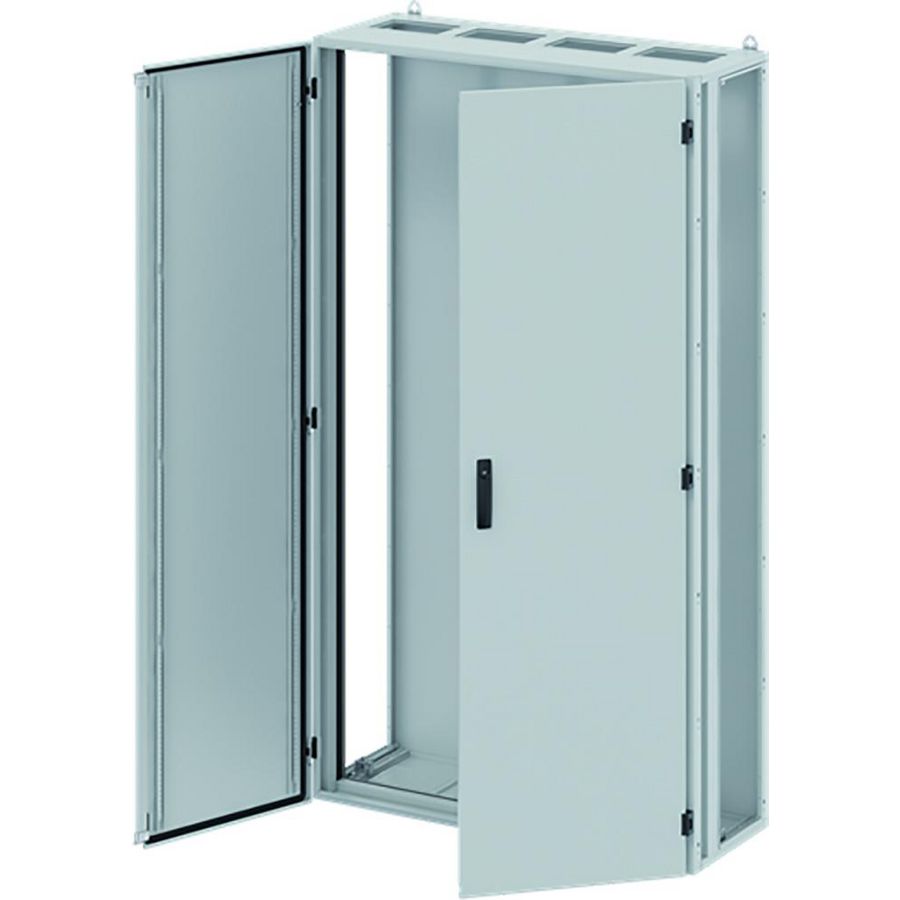 Verdeelkast vloerstaand dubbelgeisoleerd IP55 RAL7035