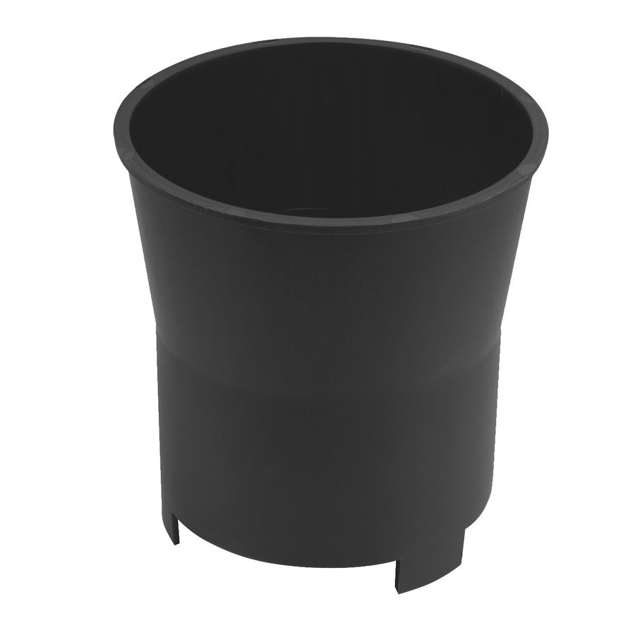 Losse PP putemmer groot 148x156mm PP RECY zwart voor onderuitlaat