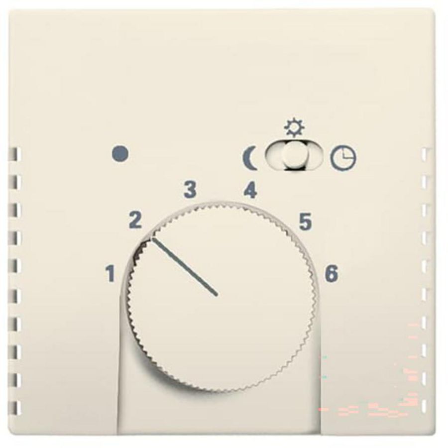 Centraalplaat afdekking v thermostaat 1095/96U s-ivoorwitwit