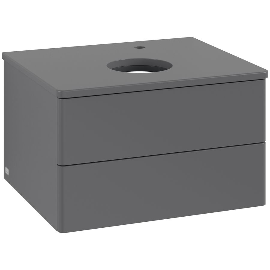 Wastafelonderkast Antao 600x360x500mm Antr. Matt Lacquer L18050GK