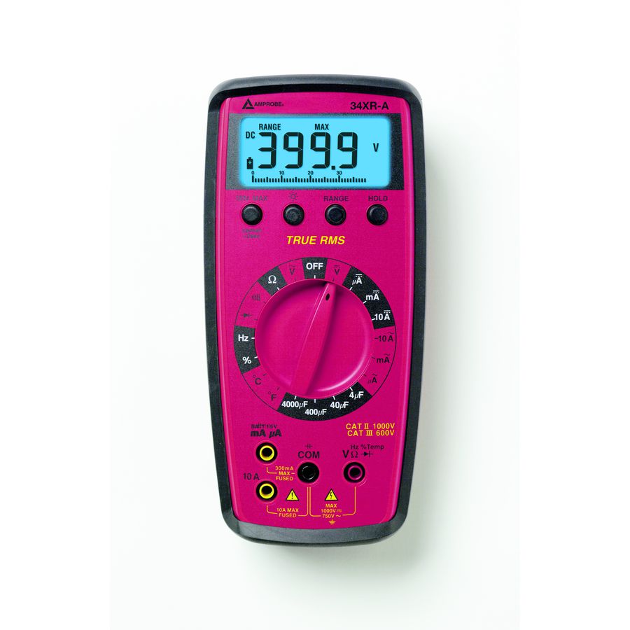 TRMS multimeter met meetsnoeren en ophangset