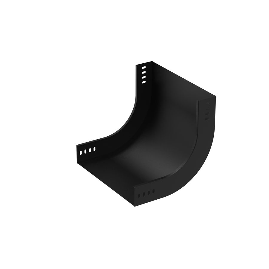 Stijgstuk vast 330mm zwart KG281