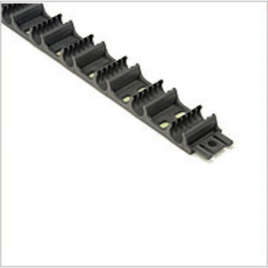 Lengte a 1m. Klemprofiel tbv buis 16mm tbv vloerverwarming