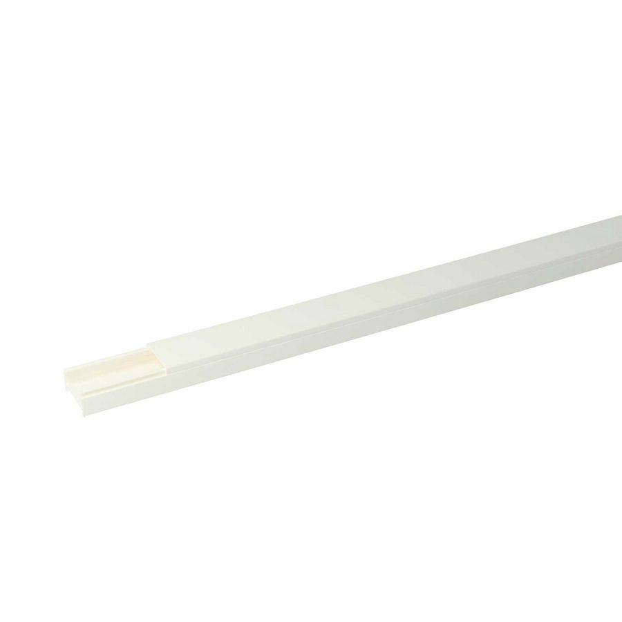 Lengte a 4m. Leidingkanaal K25 Koker+deksel 25x4m wit