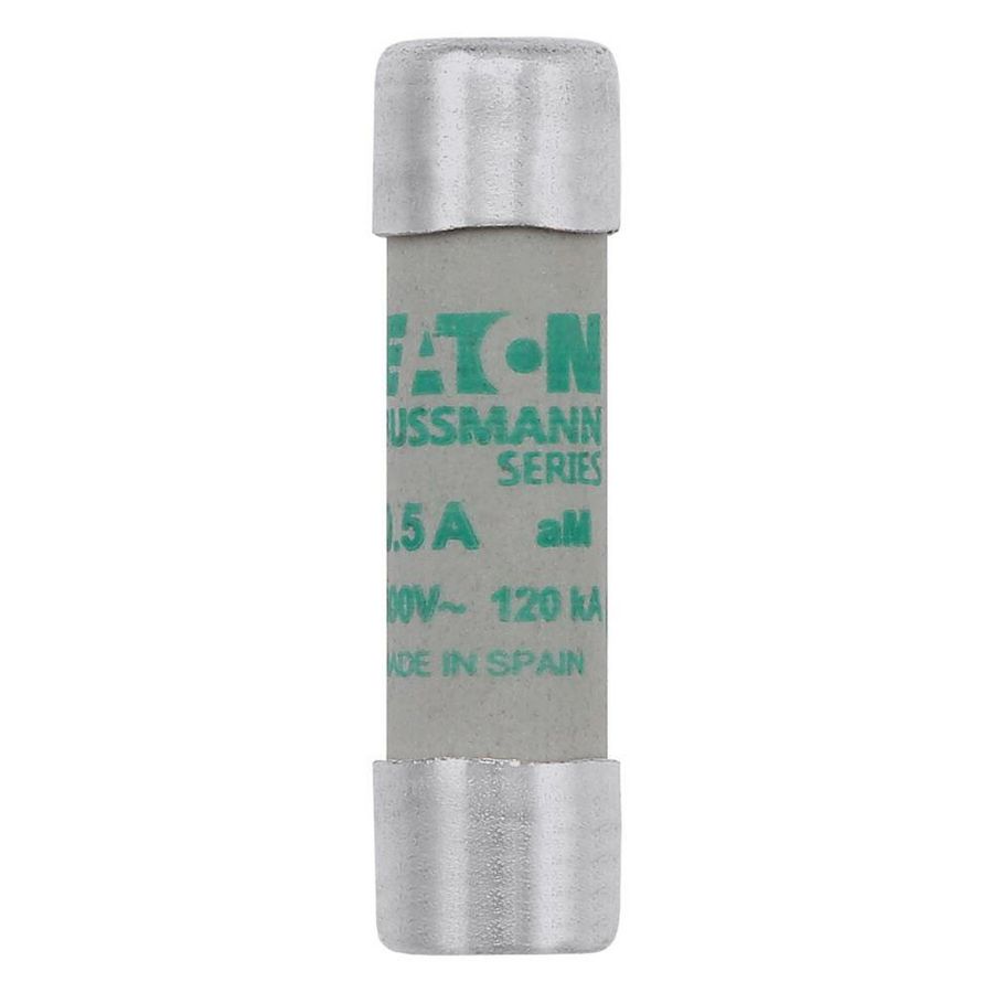 Zekering laagspanning 0.5A AC 500V 10x38mm aM IEC VVE=10