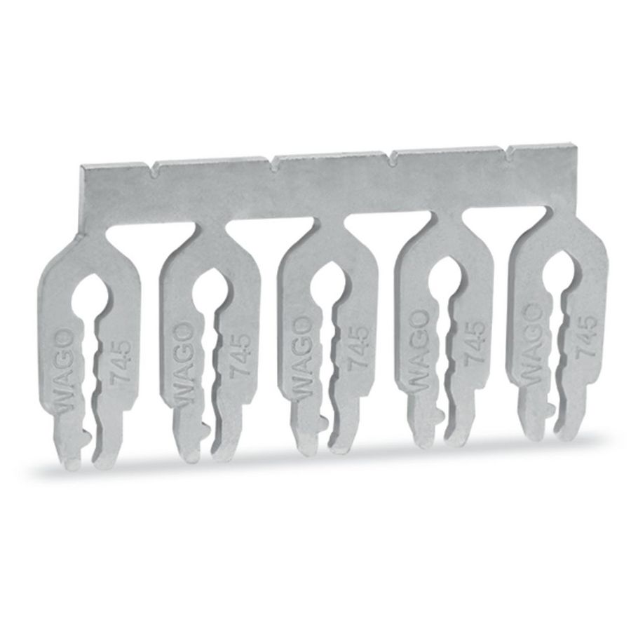 Brug 2-voudig blank zilverkleurig 745-631 VVE=50