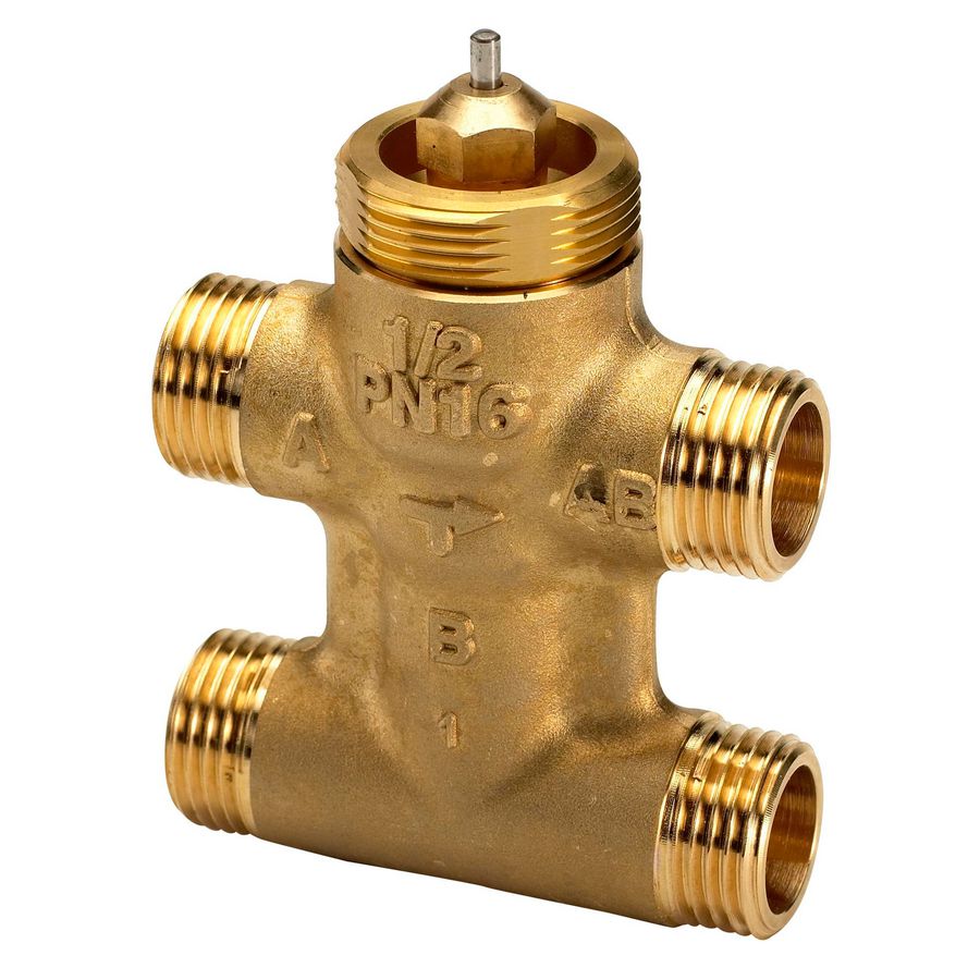 Regelafsluiter VZL4 PN16 15/0,63 4-weg met zitting conex