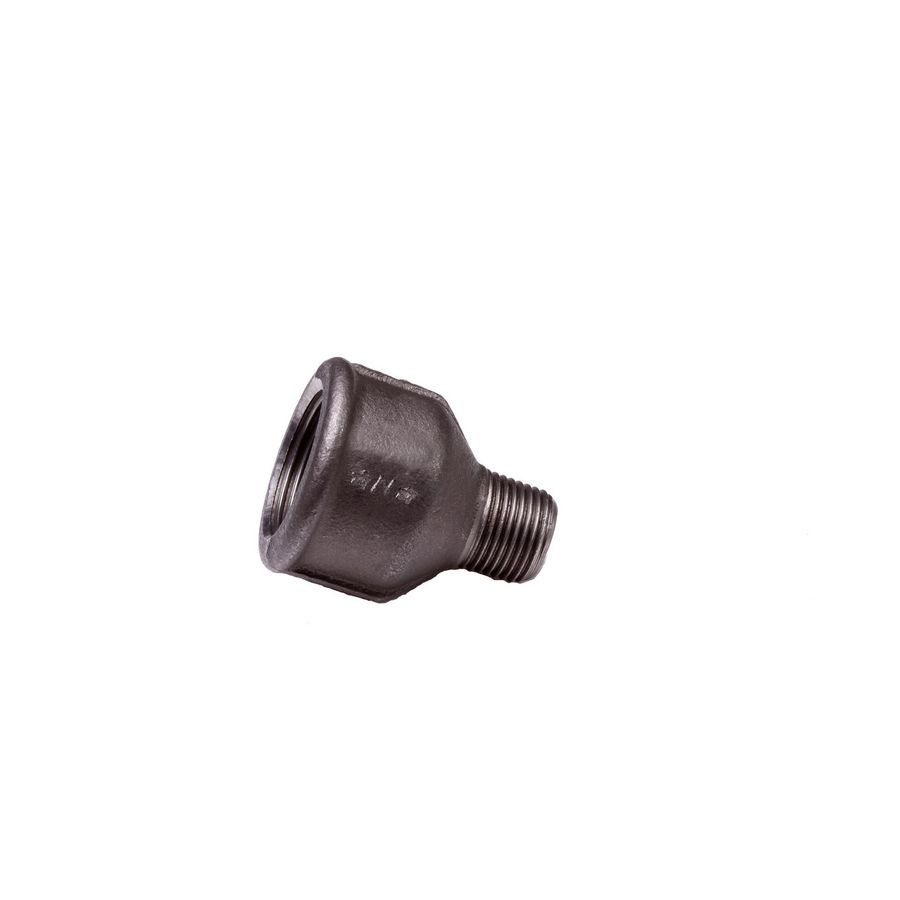 Soknippel verlopend nr.246 1/4"x1/8" bn.xbt. malleabel staal zwart VVE=10