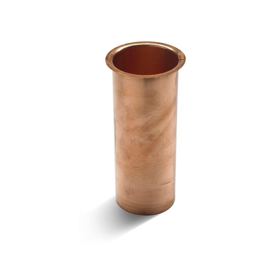 Koperen tapeind vlak 80mm lang 330mm