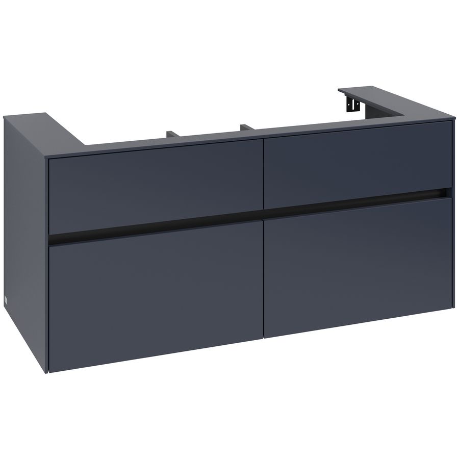 Wastafelonderkast Collaro 1200x548x500mm Marine Blue C09100VQ