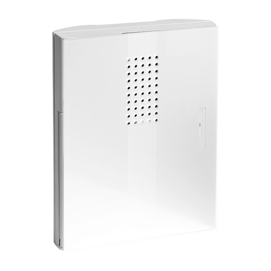 Gong 4x1,5V batterijen 83dB/A met Acryl-Front wit hoogglans
