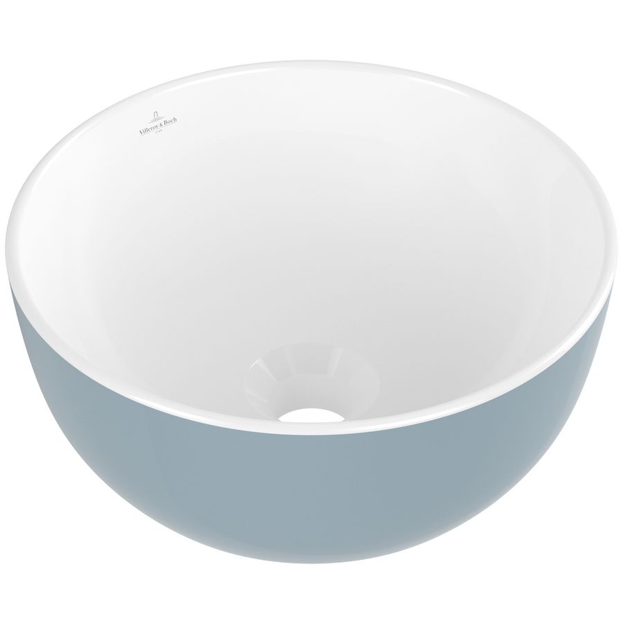 Opzetwaskom rond ARTIS Ø325mm kleur buitenzijde binnenzijde wit zonder overloop