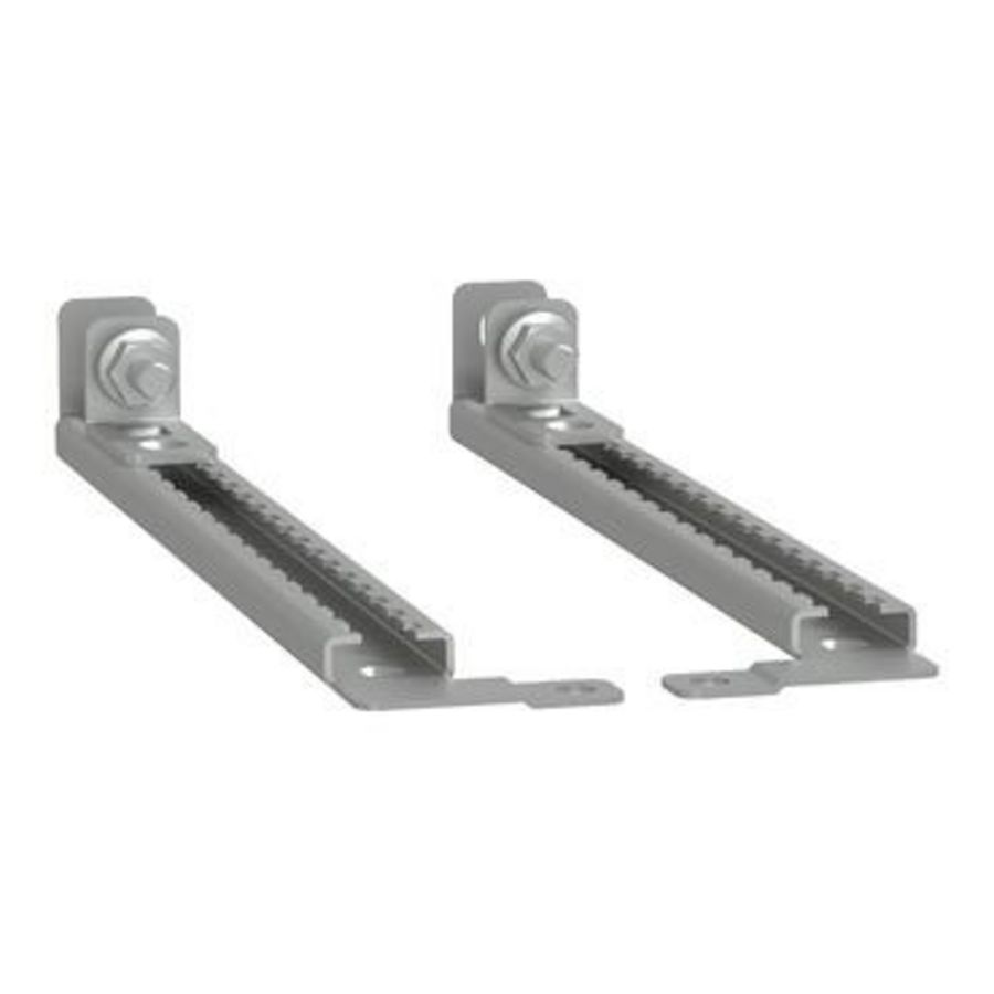 Set a 4st. Diepteregeling rails aanpassing montagepl PLM108