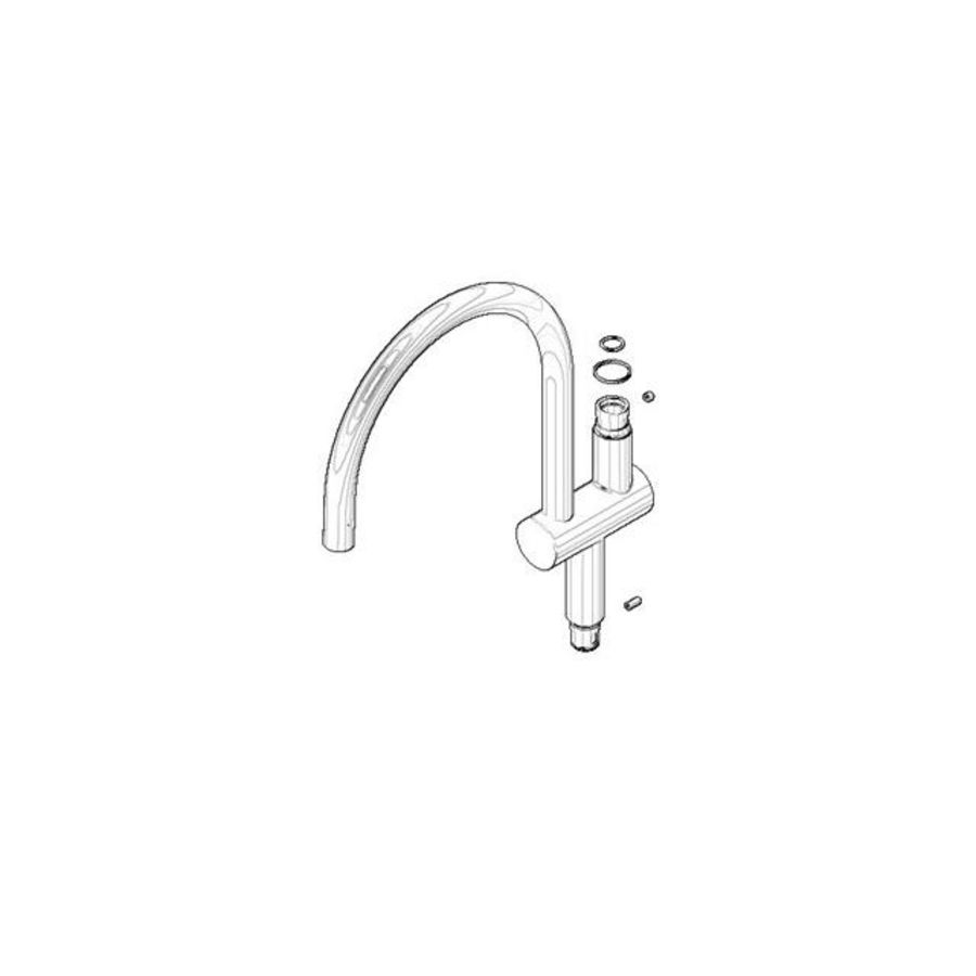 Uitloop 335x282x36mm chr 90198801901-00