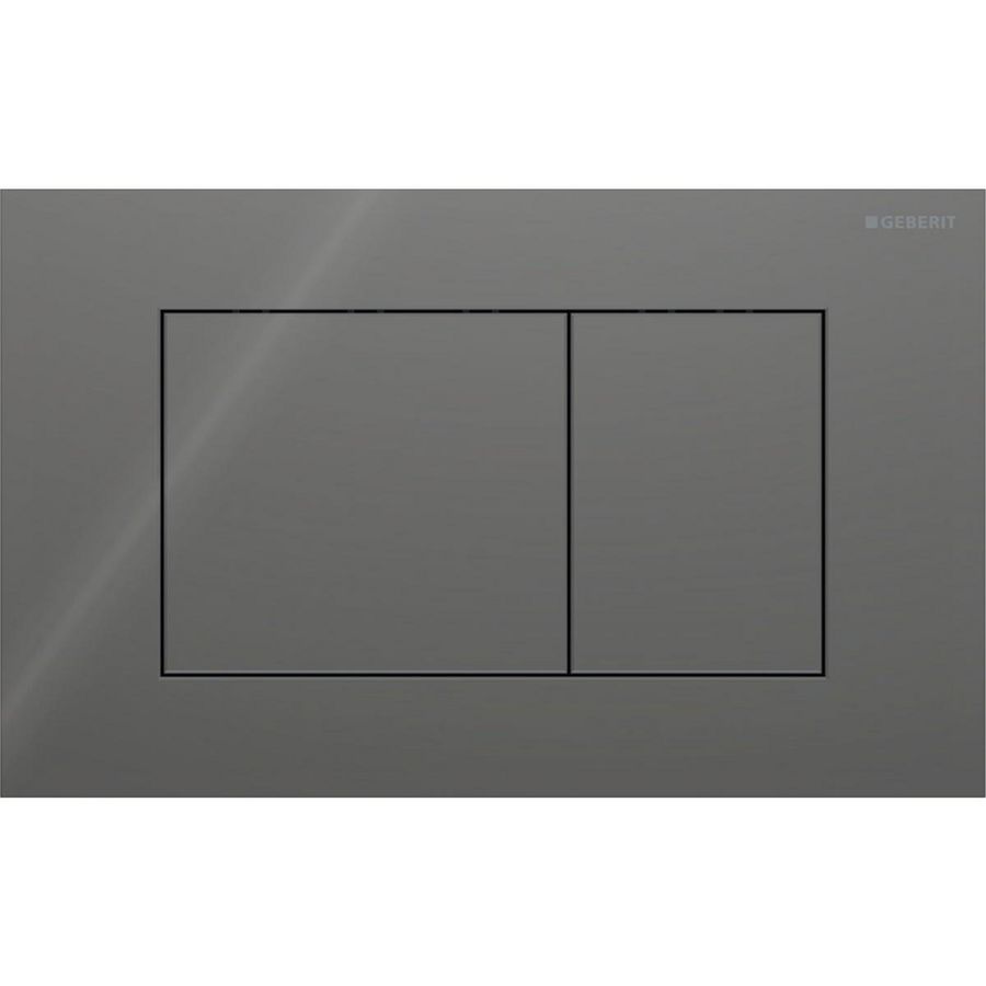 Bedieningsplaat 2-toets Sigma40 SQUARE glas lava