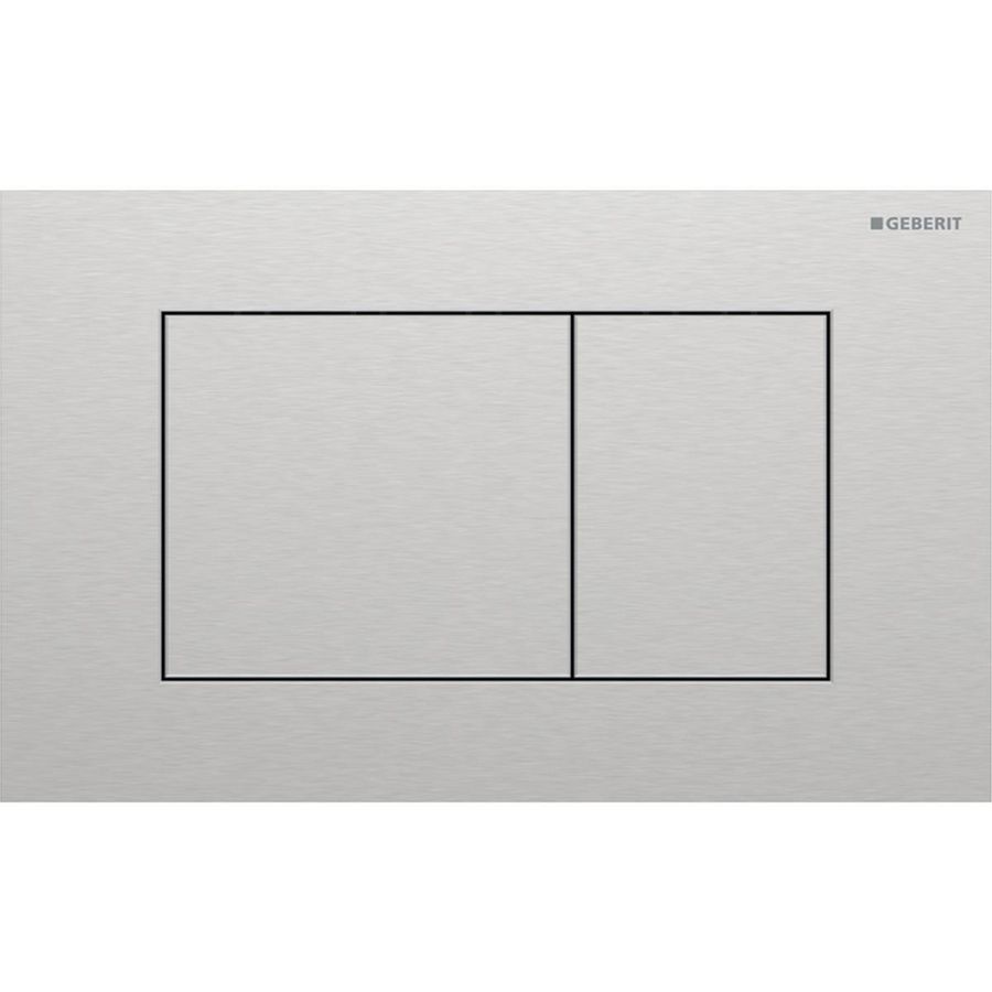 Bedieningsplaat 2-toets Sigma40 SQUARE geborsteld RVS