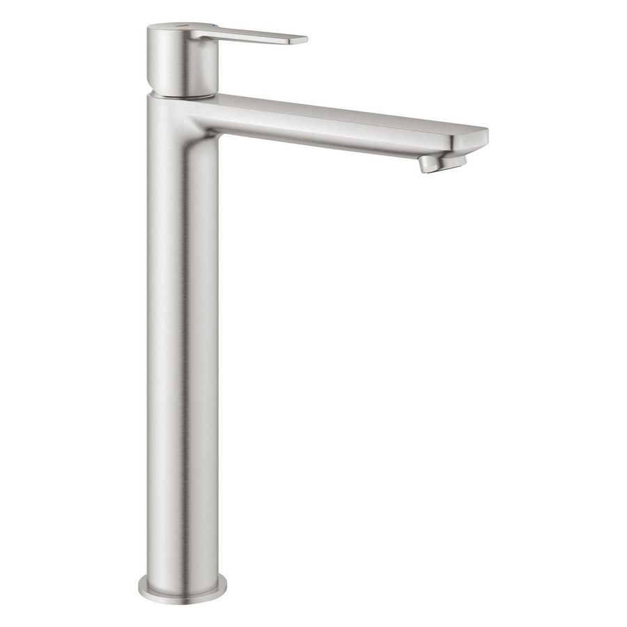 Lineare XL-size wastafelmengkraan supersteel (rvs look) gladde body