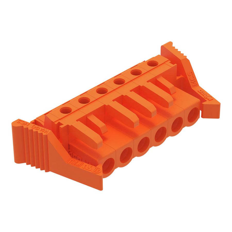 THT FE steker HA raster 5,08mm oranje 232-266/039-000 VVE=50