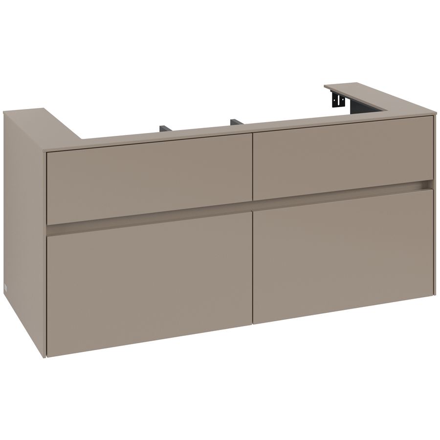 Wastafelonderkast Collaro 1200x548x500mm Taupe C09100VM