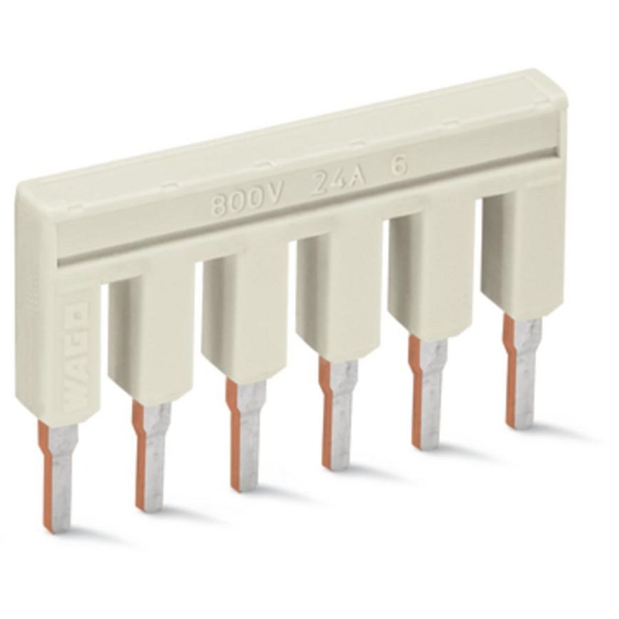 Brug 6-voudig geisoleerd lichtgrijs 2002-406 VVE=25