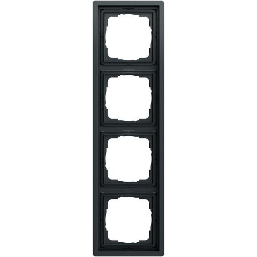 Afdekraam 4-voudig Gira F100 antracit(gel.)