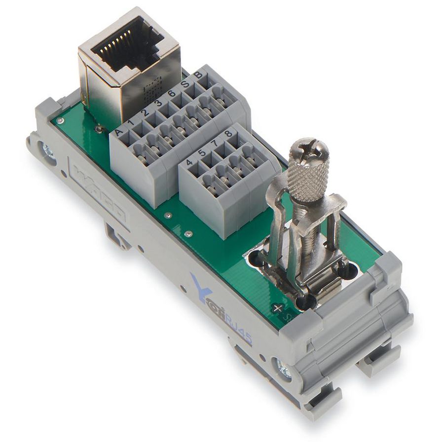 Interfacemodule RJ-45 met vermogenscontacten 289-179