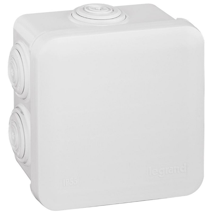 Lasdoos 80x80x45 7 tules wit Plexo VVE=5