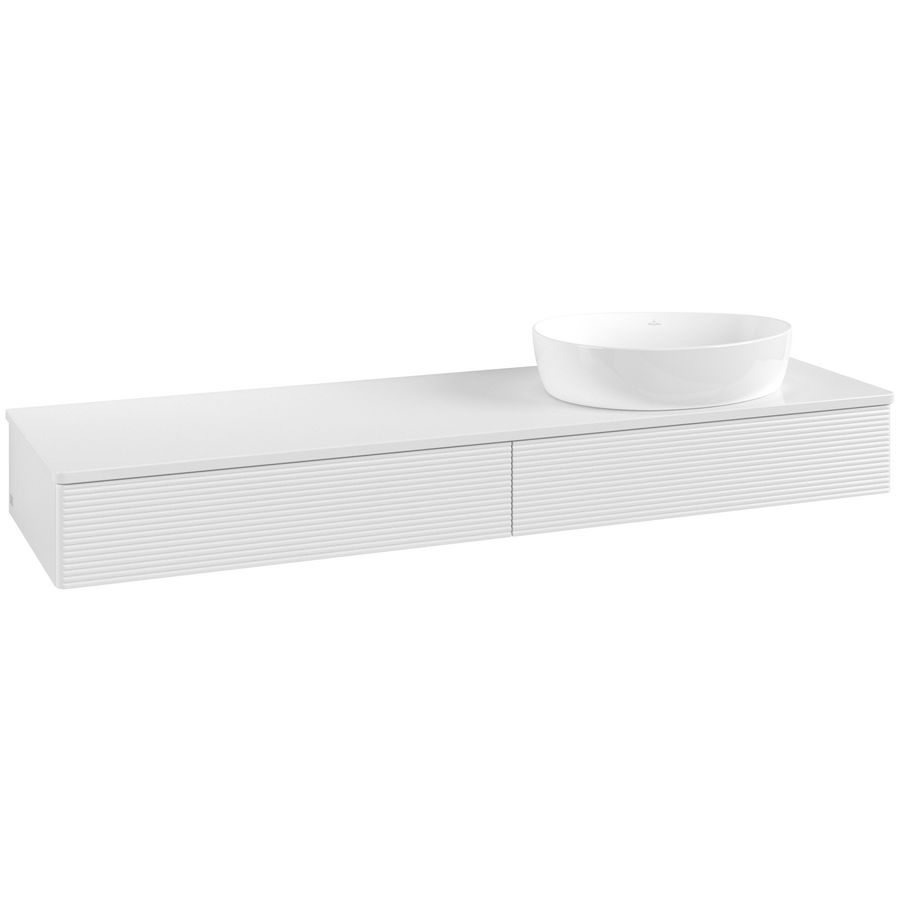 Wastafelonderkast Antao 1600x190x500mm G.White.L L16150GF