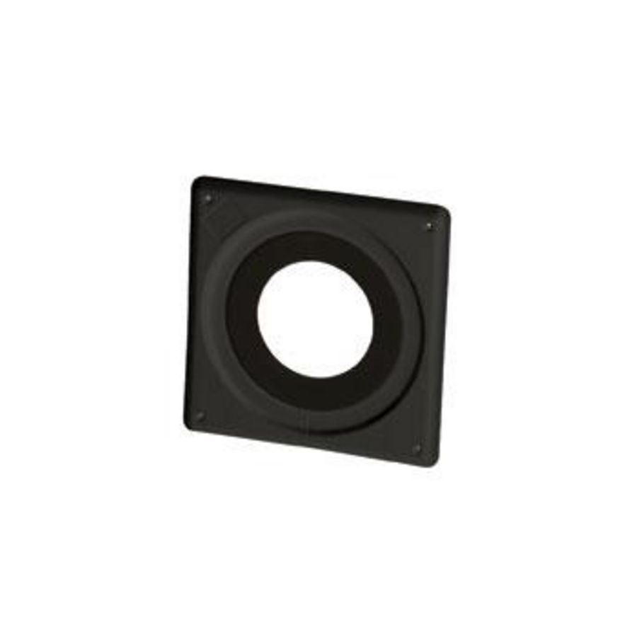 Gevel Manchet KS voor Muurdoorvoer 60/100 zwart