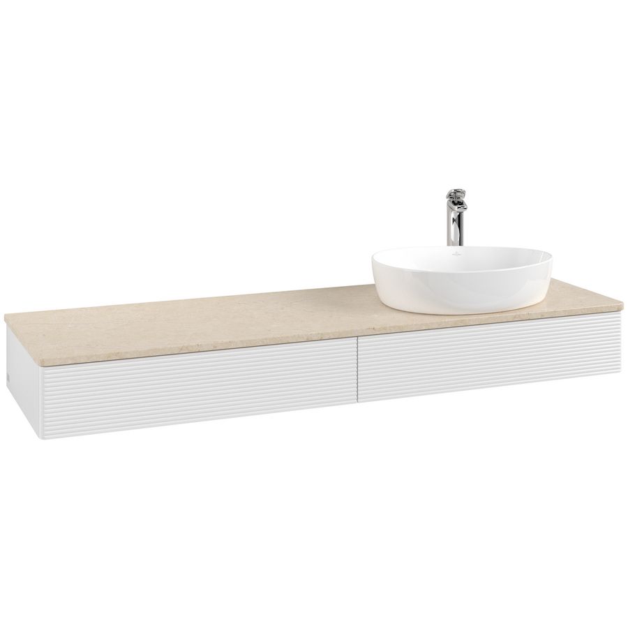 Wastafelonderkast Antao 1600x190x500mm G.White.L L16153GF