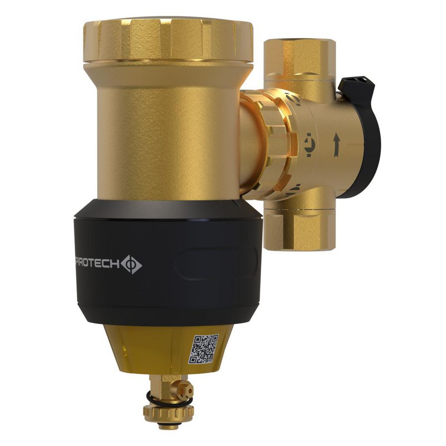 Vuilafscheider / warmtepompfilter SPIROTRAP HPF 1"bi.dr. magnetisch