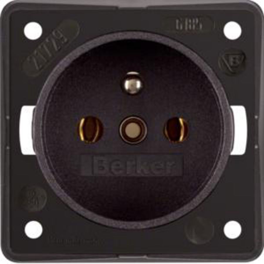 Wandcontactdoos penaarde berker Integro bruin