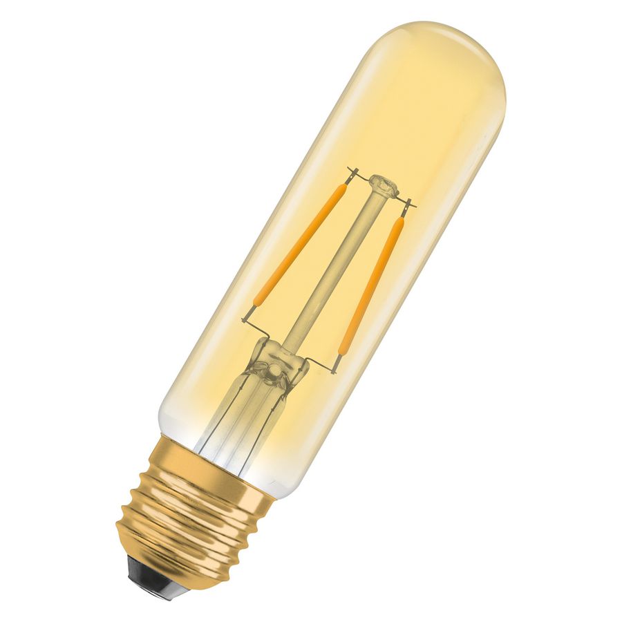 LED Vintage 1906 Tube E27 32x127 2.5W 200lm 820 Gold