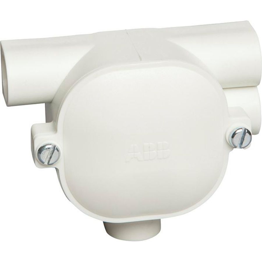 Lasdoos rond T-doos dubbel re 4x16mm deksel recycled VVE=100