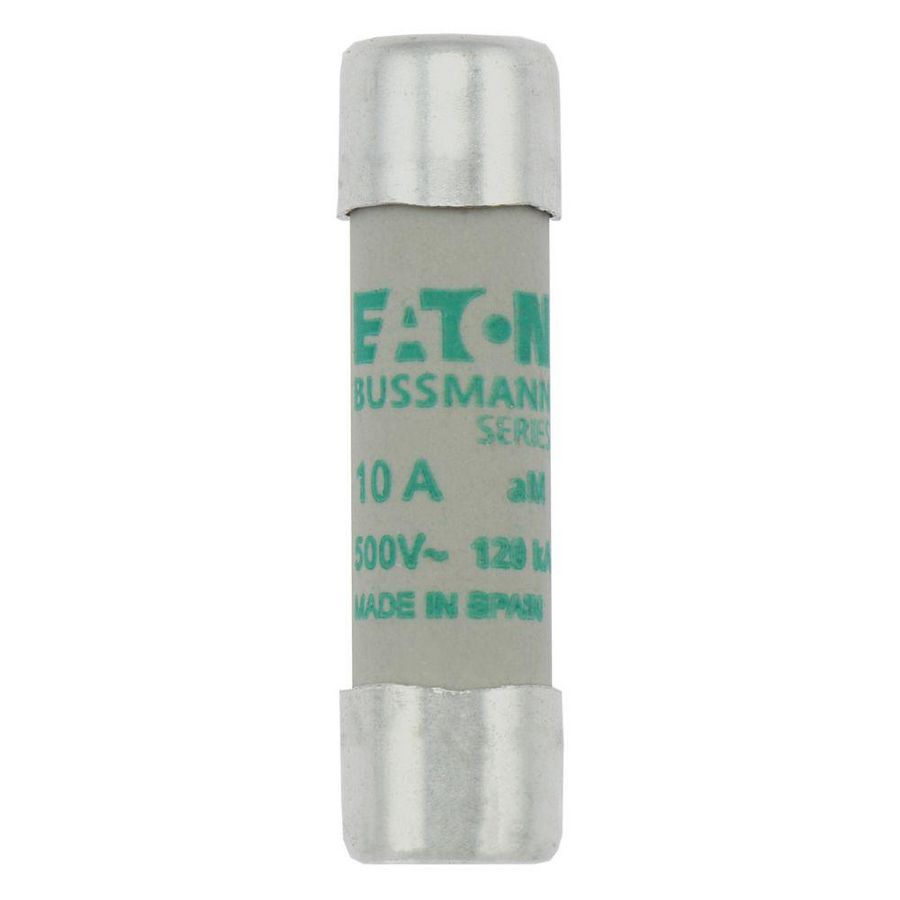 Zekering laagspanning 10A AC 500V 10x38mm aM IEC VVE=10