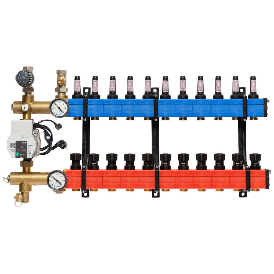 Vloerverw.verdeler 4803 E-pomp BA. 60-250l/u 11-groeps