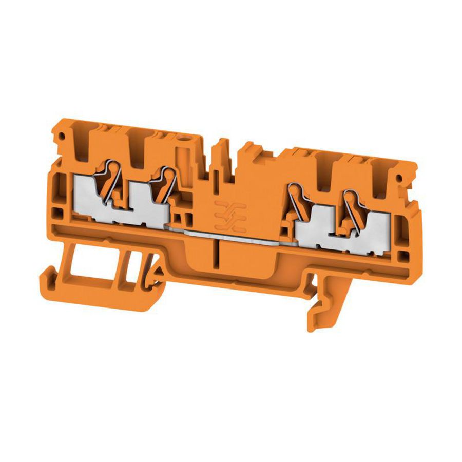 Doorvoerklem oranje 2.5mm² 24A 800V Nu 1521720000 VVE=100