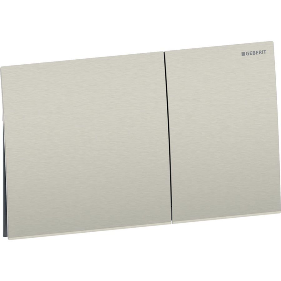 Bedieningsplaat 2-toets Sigma70 SQUARE Nikkel geborsteld easy-to-clean