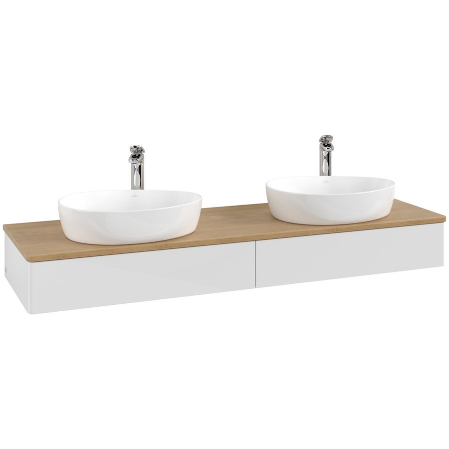 Wastafelonderkast Antao 1600x190x500mm G.White.L L17051GF