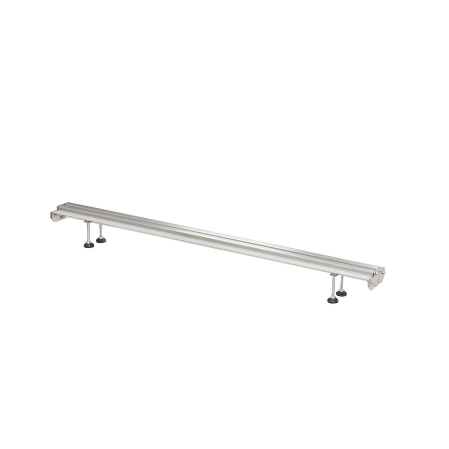 Sleufgootdeel koppelbaar RVS 1000x50mm inlaatsleuf 8mm zonder uitlaat