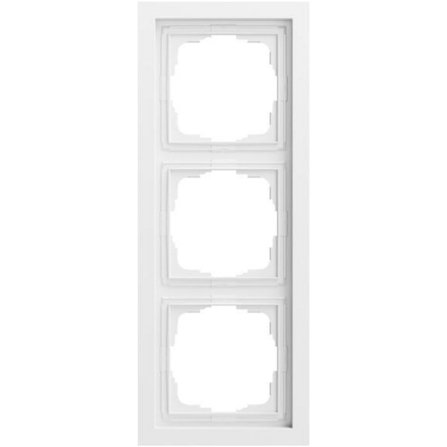 Afdekraam 3-voudig Gira F200 zuiver wit m(gel.)