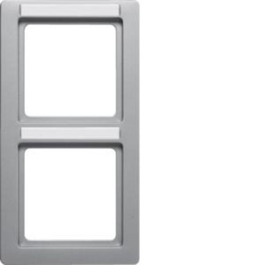 Afdekraam 2-v vert. tekstveld berker Q.1 alulook soft-finish