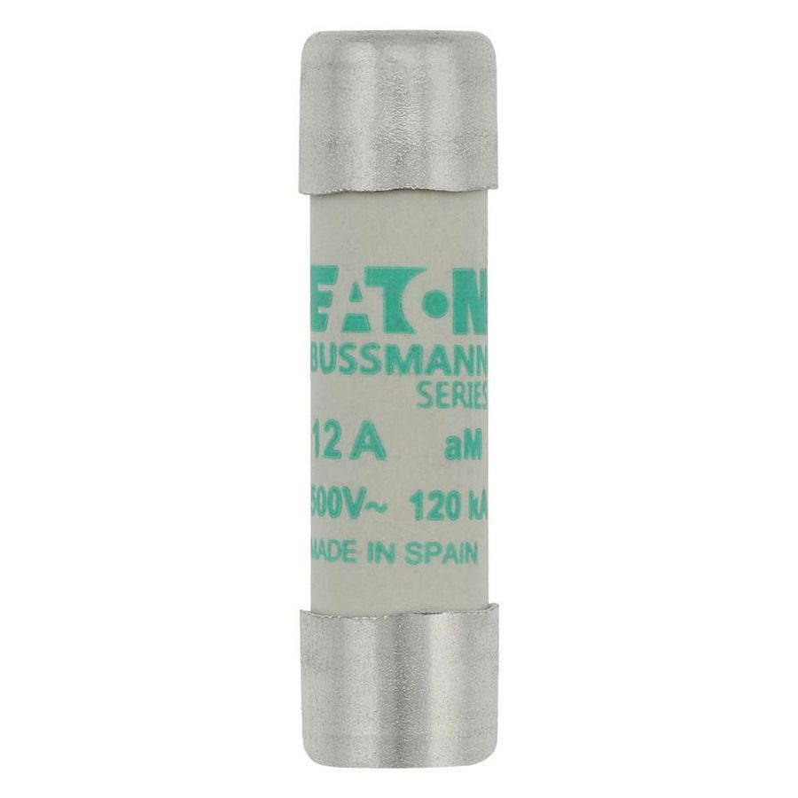 Zekering laagspanning 12A AC 500V 10x38mm aM IEC VVE=10