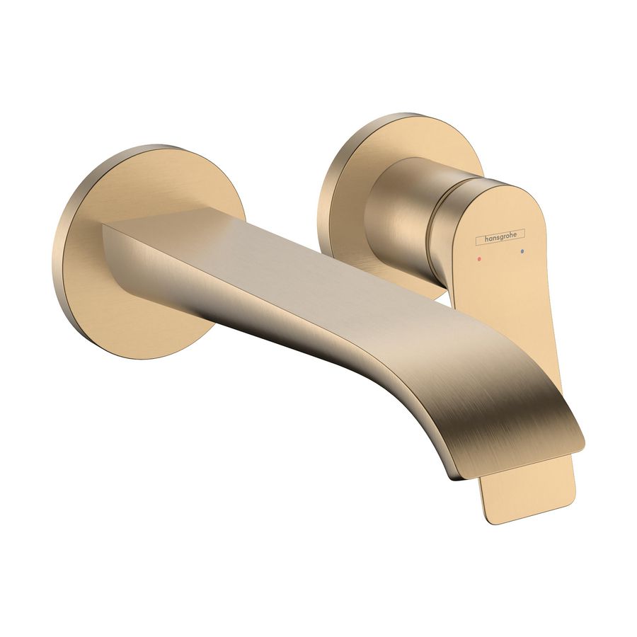 Wastafelmengkraan Vivenis inbouw wen voorsprong 192mm Brushed Bronze