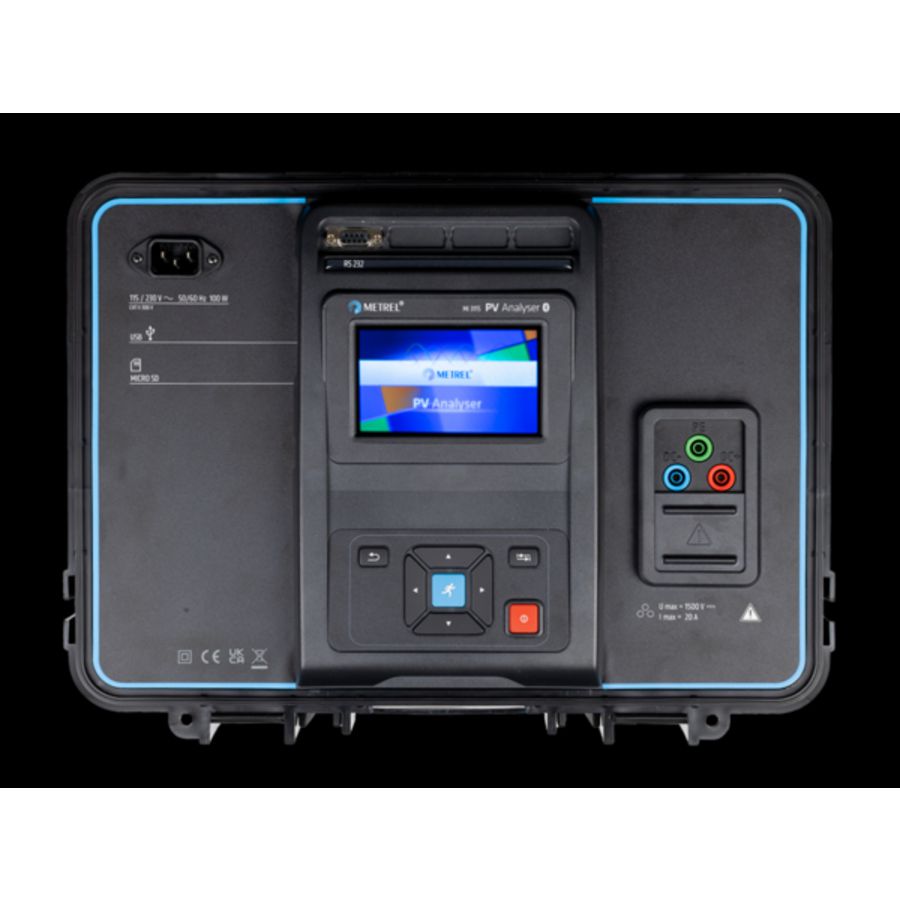 Installatietester analyser 1500V en AC cat. 1 en 2