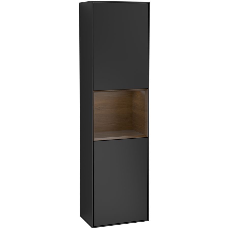 Hoge kast Finion 418x1516x270mm Black Matt Lacquer G470GNPD