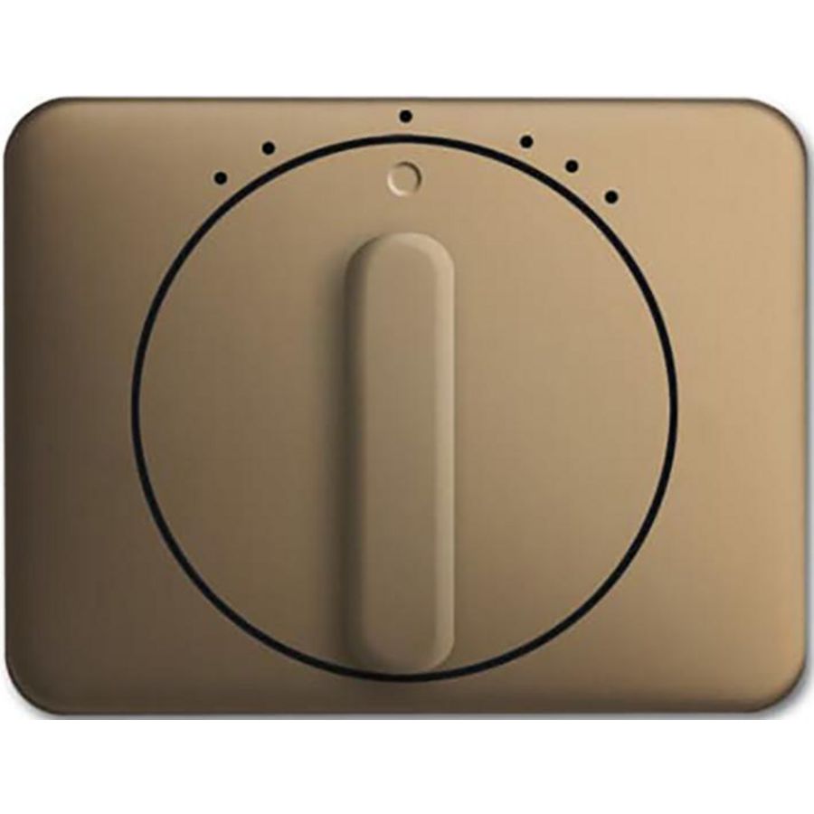 Centraalplaat + greep voor 2711U a-brons (1740 DRL-21)