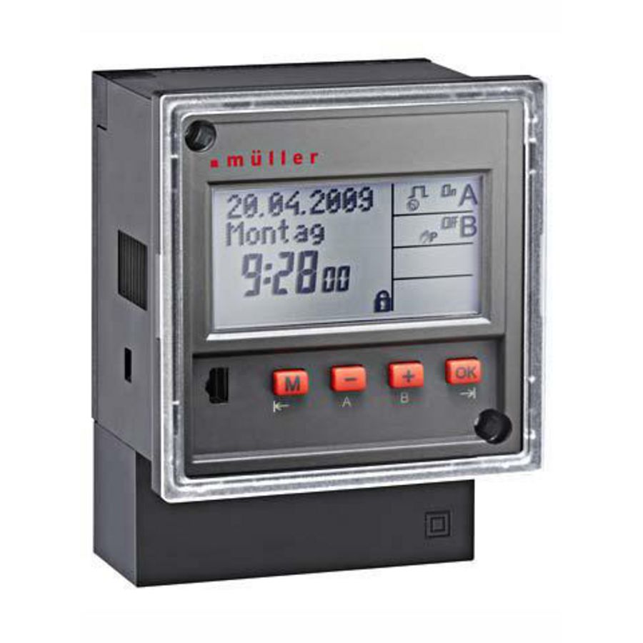 Digitale schakelklok terminal Di1W46 16A 230V AC 50/60Hz