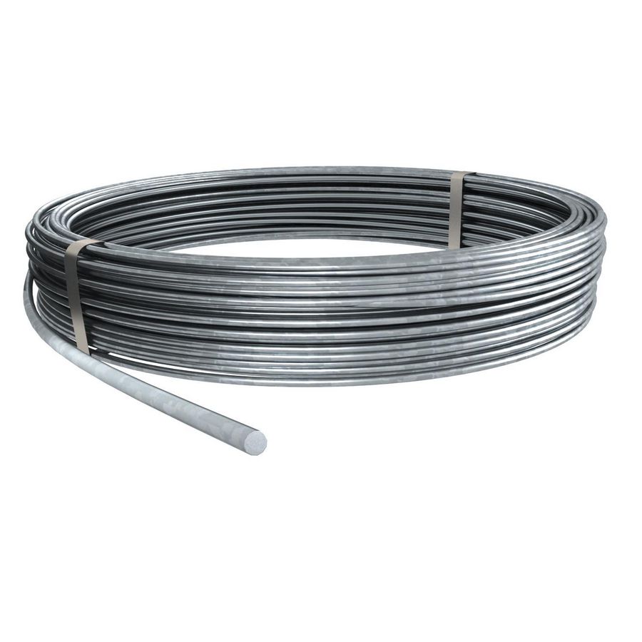 Ronde geleider ring van 50kg 8mm staal zinkt VVE=50
